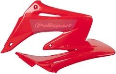 POLISPORT RADIATOR COVERS CR125/250 02-07 RED | 8427000007