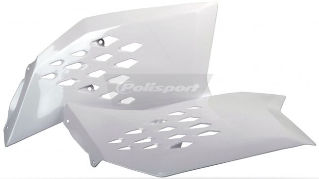 RADIATOR SCOOPS, WHITE