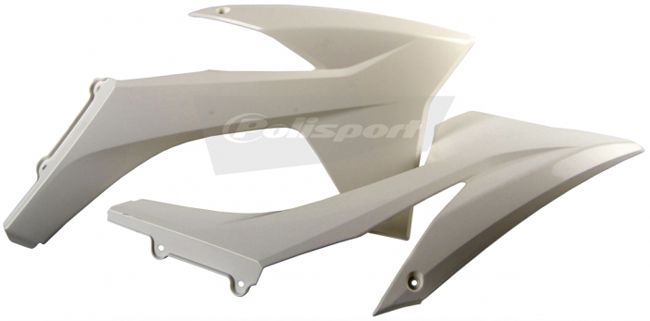 RADIATOR SCOOPS, WHITE