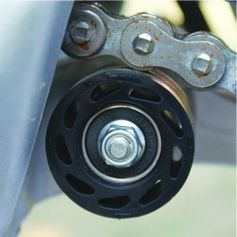 CHAIN ROLLERS BLACK (32MM), BLACK
