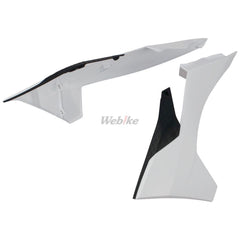 RADIATOR SCOOPS, BLACK/WHITE OEM color