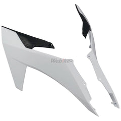 RADIATOR SCOOPS, BLACK/WHITE OEM color