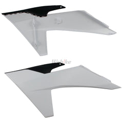 RADIATOR SCOOPS, BLACK/WHITE OEM color