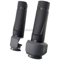 LOWER TRIPLE CLAMP GUARD, BLACK/GREY