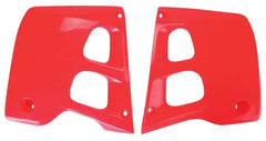 RADIATOR SCOOPS, RED