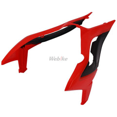 RADIATOR SCOOPS, RED/BLACK