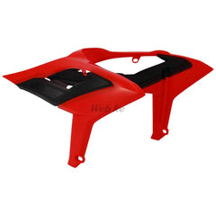 RADIATOR SCOOPS, RED/BLACK