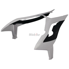 RADIATOR SCOOPS, WHITE/BLACK