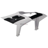 RADIATOR SCOOPS, WHITE/BLACK