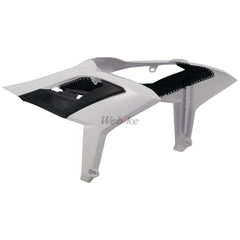 RADIATOR SCOOPS, WHITE/BLACK