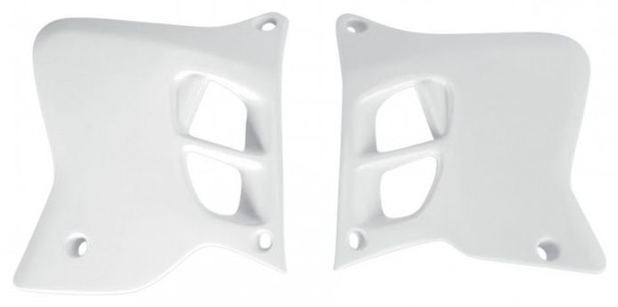 RADIATOR SCOOPS, WHITE