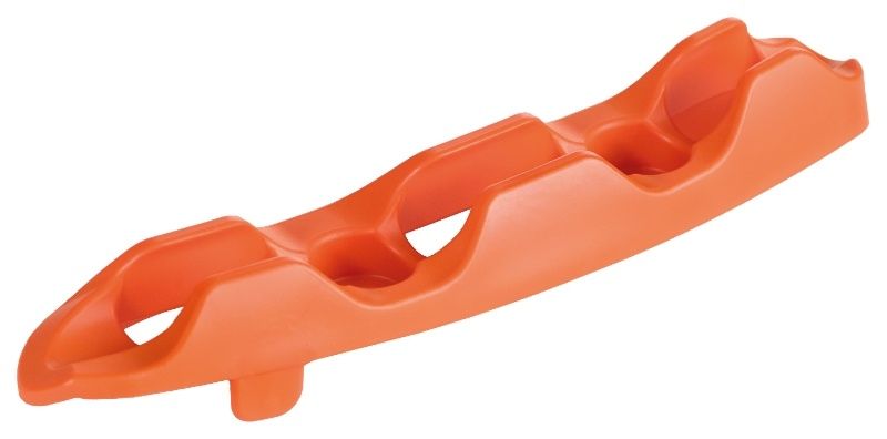 BRAKE HOSE GUIDE LOWER, ORANGE