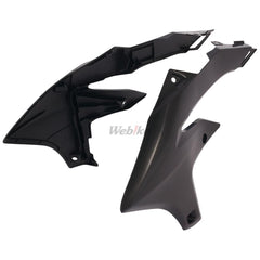 RADIATOR SCOOPS, BLACK