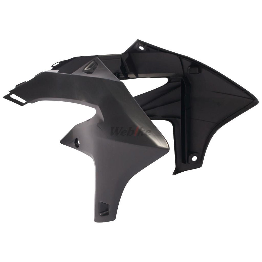 RADIATOR SCOOPS, BLACK