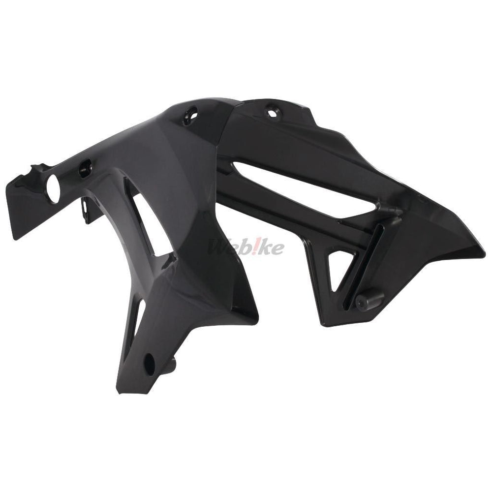 RADIATOR SCOOPS, BLACK