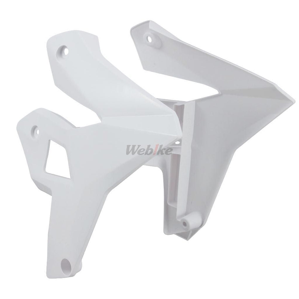RADIATOR SCOOPS, WHITE