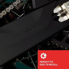 SWINGARM PROTECTOR, BLACK