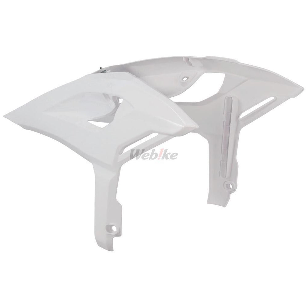 RADIATOR SCOOPS, WHITE