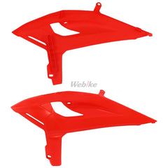 RADIATOR SCOOPS, RED