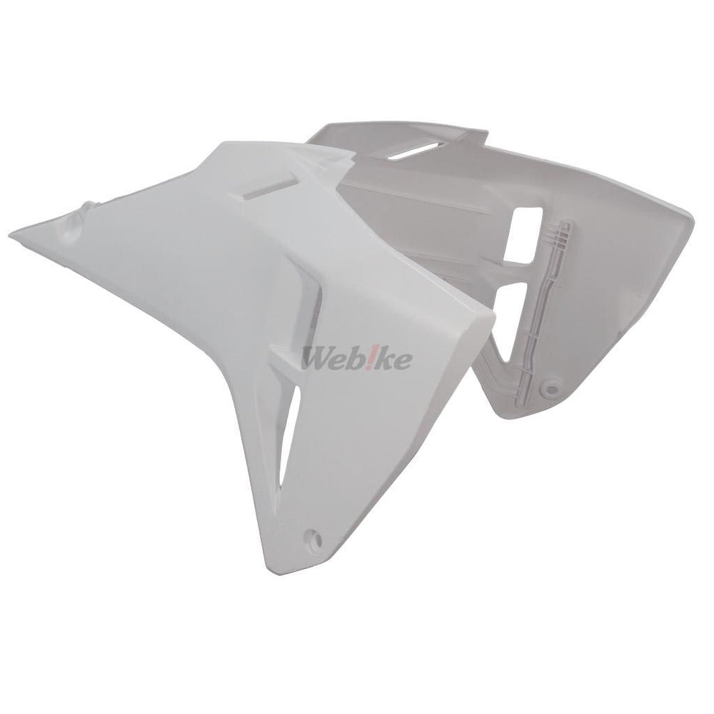 RADIATOR SCOOPS, WHITE