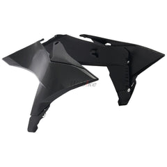 RADIATOR SCOOPS, BLACK/BLACK