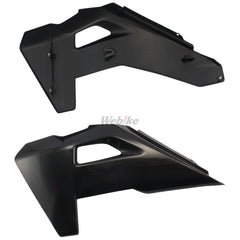 RADIATOR SCOOPS, BLACK