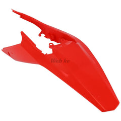 REAR FENDER W/ SIDE PANELS, RED