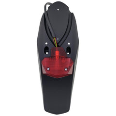 Spoiler for Rear Fender Non Homologated light, BLACK