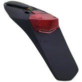 Spoiler for Rear Fender Non Homologated light, BLACK
