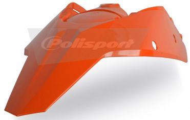 POLISPORT REAR FENDER W/SIDE PANELS ORANGE | 8567900008