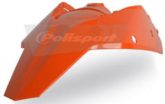 POLISPORT REAR FENDER W/SIDE PANELS ORANGE | 8567900008