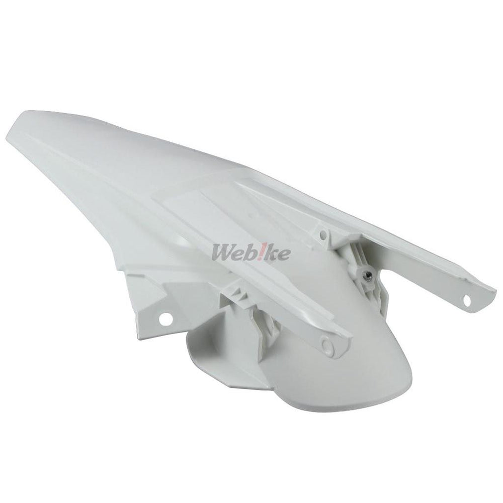 POLISPORT REAR FENDER WHITE | 8595500002