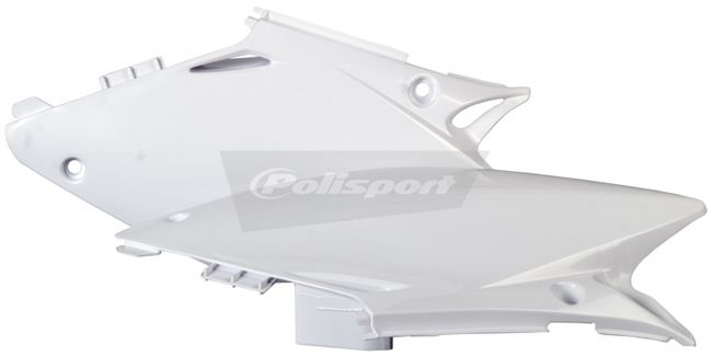 POLISPORT SIDE PANELS CR125/250 02-07 White | 8600700001