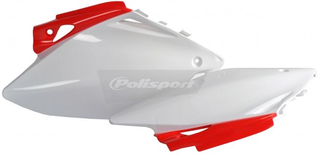 POLISPORT PANELS SIDE CRF450 07-08 Red/White | 8603900001