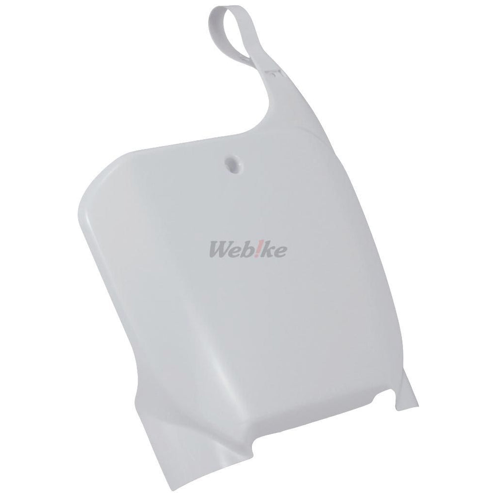 NUMBER PLATE, WHITE