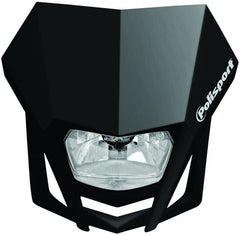 POLISPORT LMX HALOGEN HEADLIGHT APPROVED 12V/35/5W BLACK | 8657600002