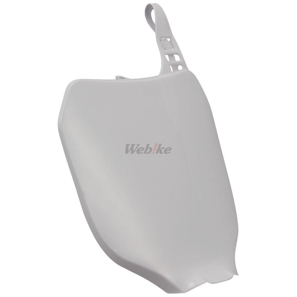 NUMBER PLATE, WHITE