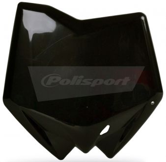NUMBER PLATE, BLACK