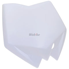 NUMBER PLATE, WHITE
