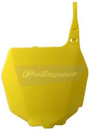 NUMBER PLATE, YELLOW