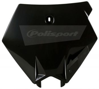 NUMBER PLATE, BLACK