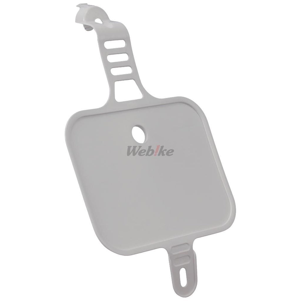 NUMBER PLATE, WHITE