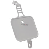 NUMBER PLATE, WHITE