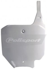 NUMBER PLATE, WHITE