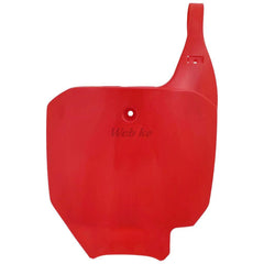 NUMBER PLATE, RED