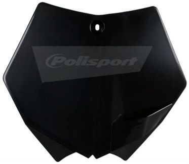 NUMBER PLATE, BLACK
