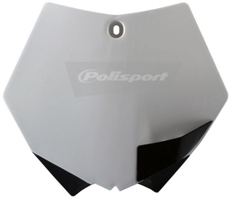 POLISPORT PLATE#FRT SX/SX-F 07-12 White | 8664400007