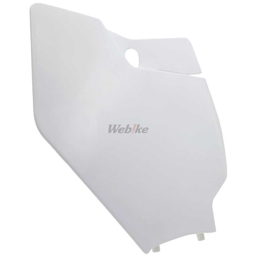 POLISPORT PLATE#FRT SX/SX-F 16-18 White | 8664900002