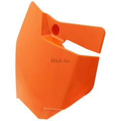 NUMBER PLATE, ORANGE