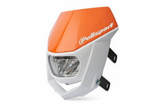 POLISPORT HALO LED HEADLIGHT ECE APPROVED YELLOW/WHITE | 8667100003